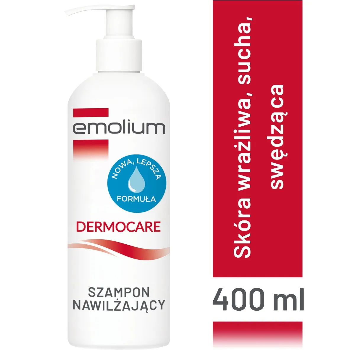 emolium dermocare szampon nawilżający od 1 miesiąca 400ml