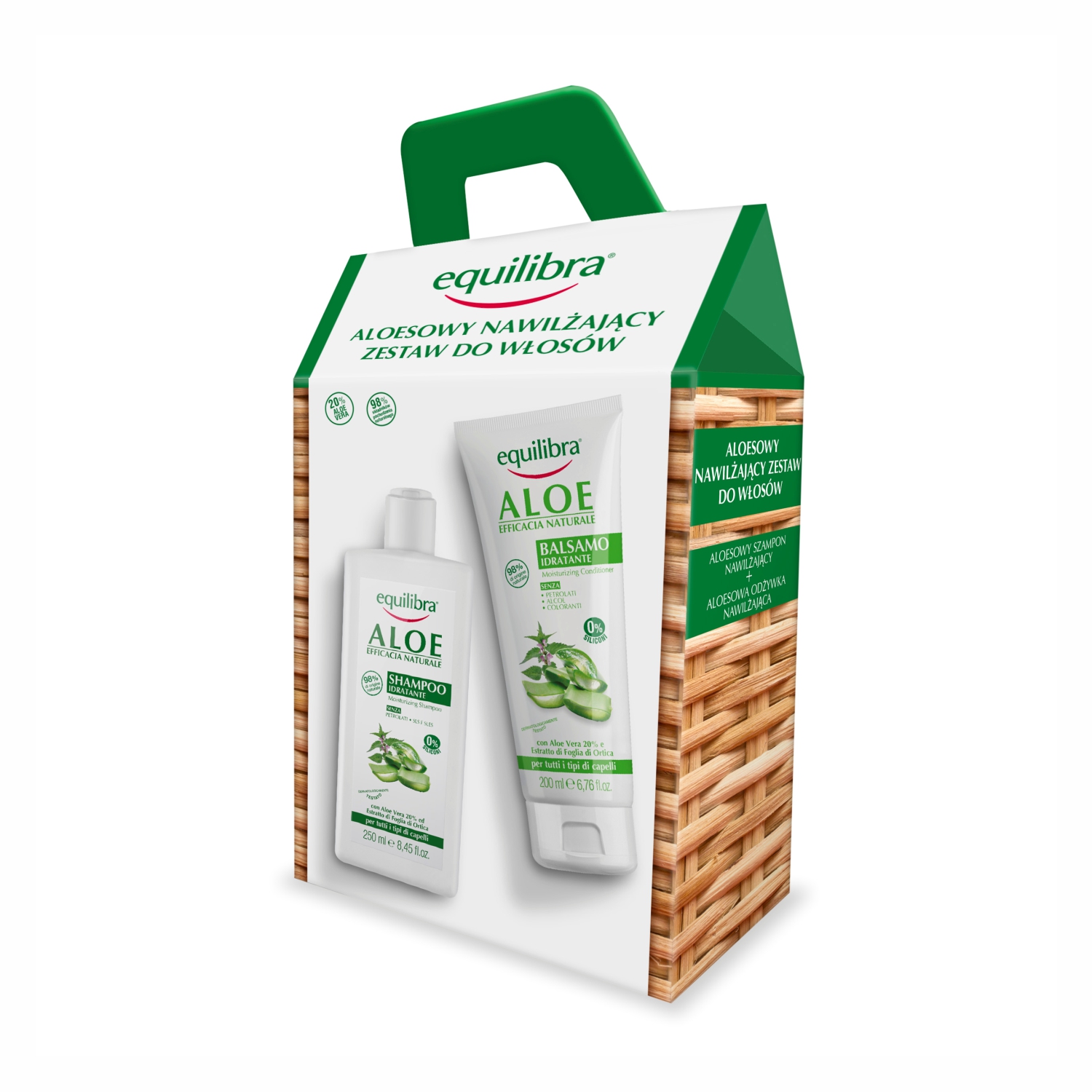 equilibra aloe szampon do włosów aloesowy