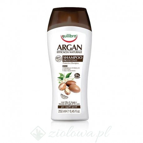 equilibra argan szampon ochronny do włosów 250ml