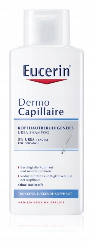 eucerin dermocapillaire szampon do suchej i swędzącej skóry głowy