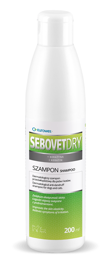 eurowet sebovet-dry szampon przeciwłupieżowy 200ml