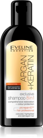 eveline cosmetics argan keratin szampon 8 w 1