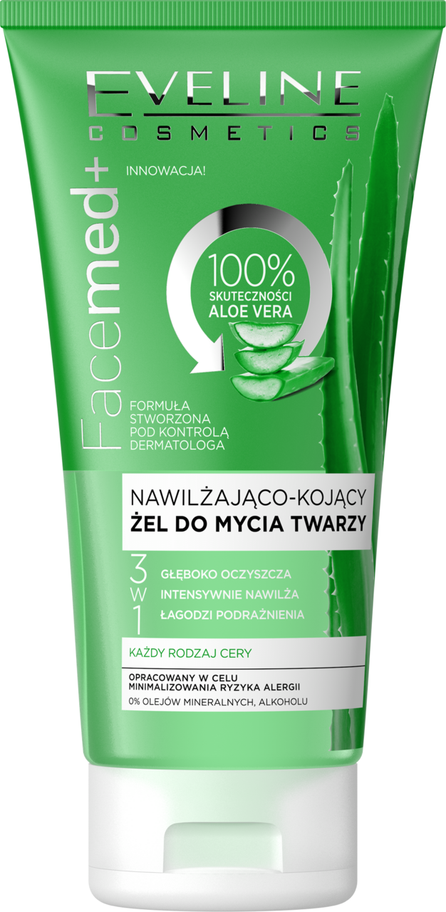 eveline z aloes płyn do mycia twarzy