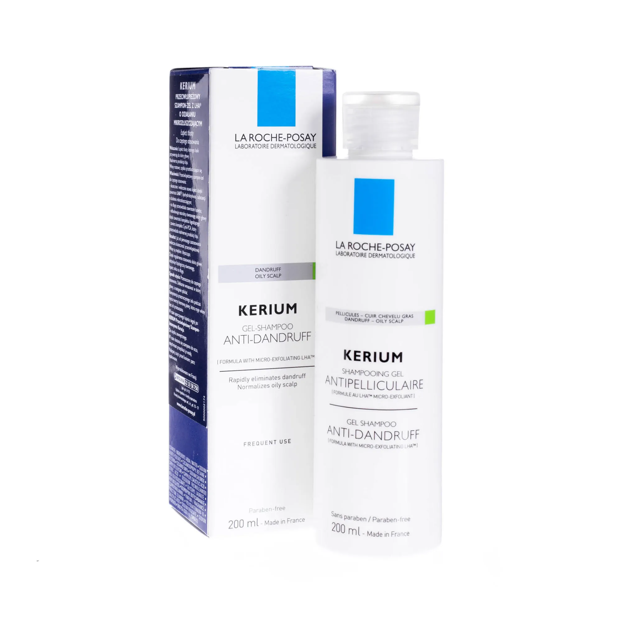 la roche-posay kerium przeciwłupieżowy szampon-żel 200 ml