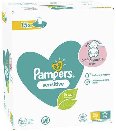 pampers sensitive chusteczki dla niemowląt 1x56 sztuk