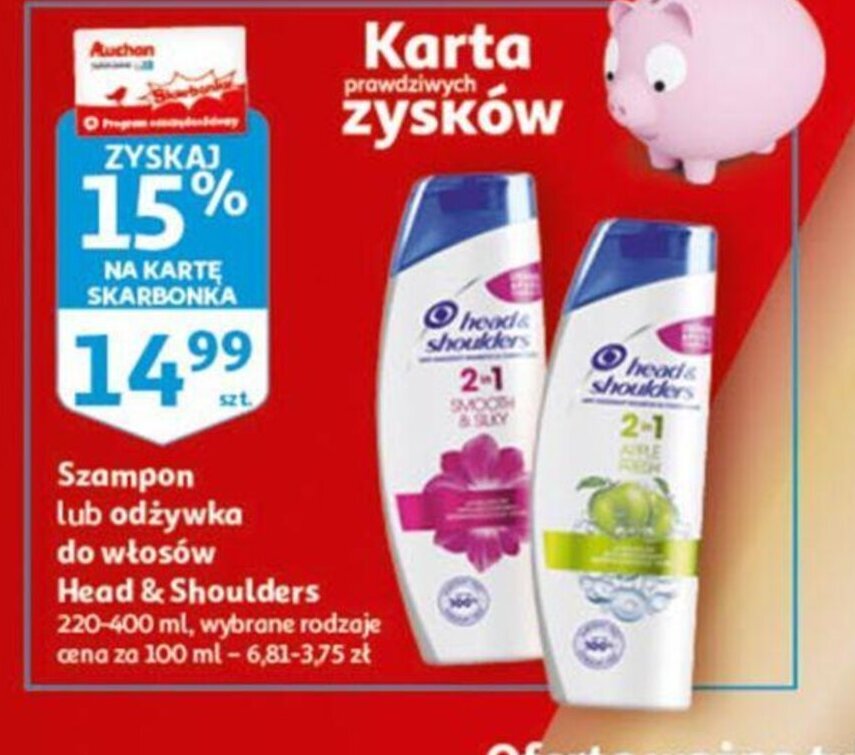 auchan szampon head&shoulders