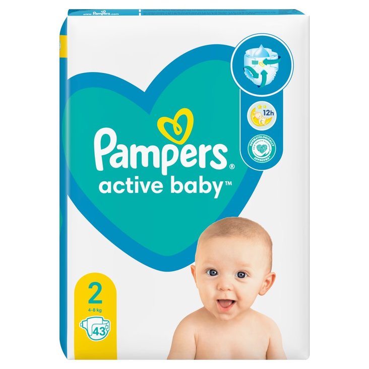 pampers new baby pieluchy jednorazowe rozmiar 2 mini 43 szt