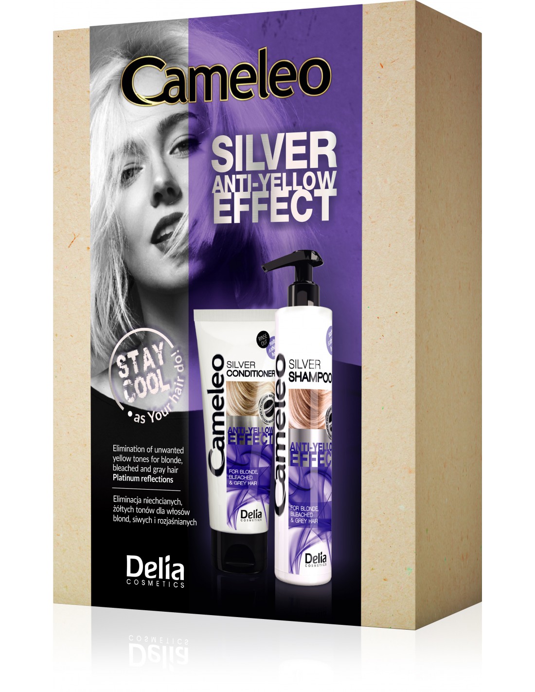 delia cameleo silver szampon do włosów blond 250ml