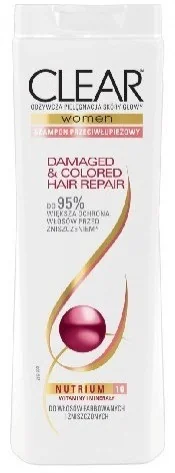 szampon clear damaged & colored hair repair