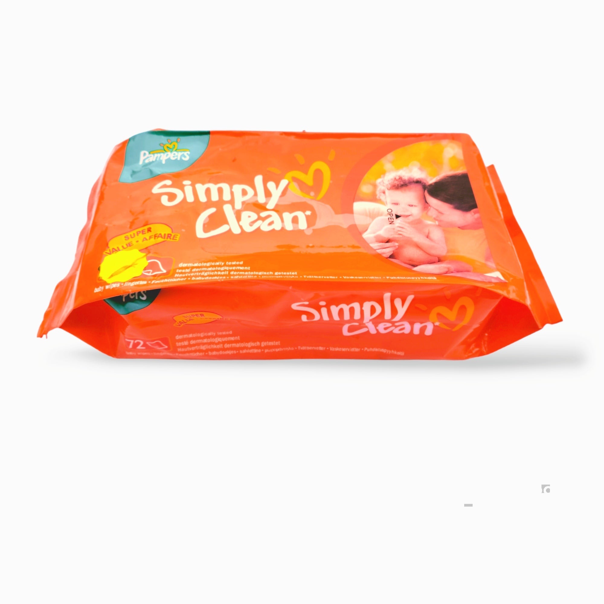 pampers simply clean baby wipes