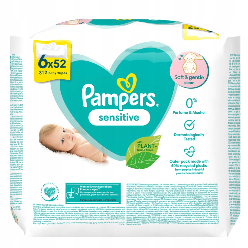 mokre chusteczki pampers cena