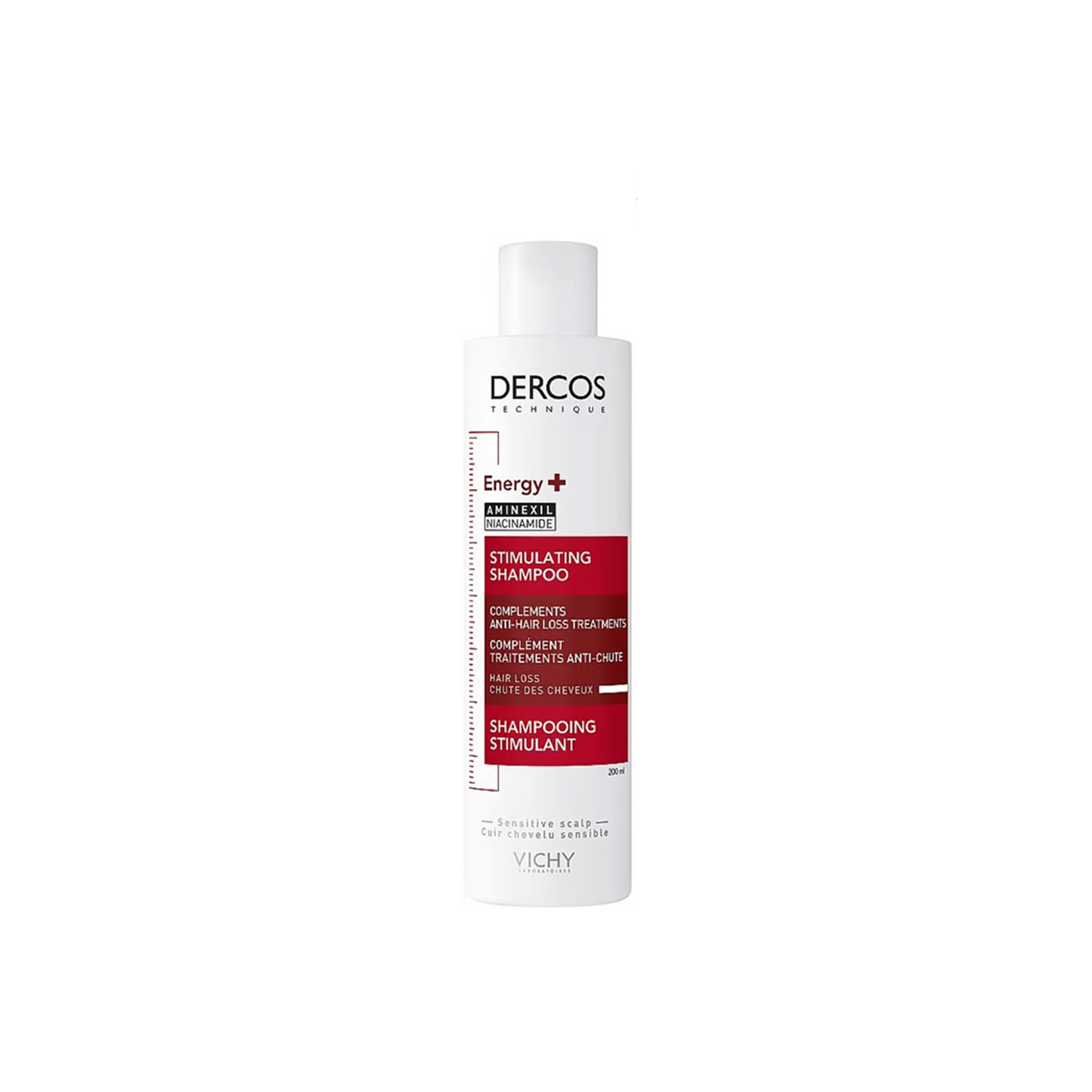 szampon vichy dercos energising targets hair loss