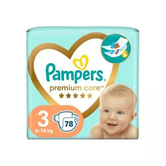 10 sztuk pampers premium care rozmiar 3