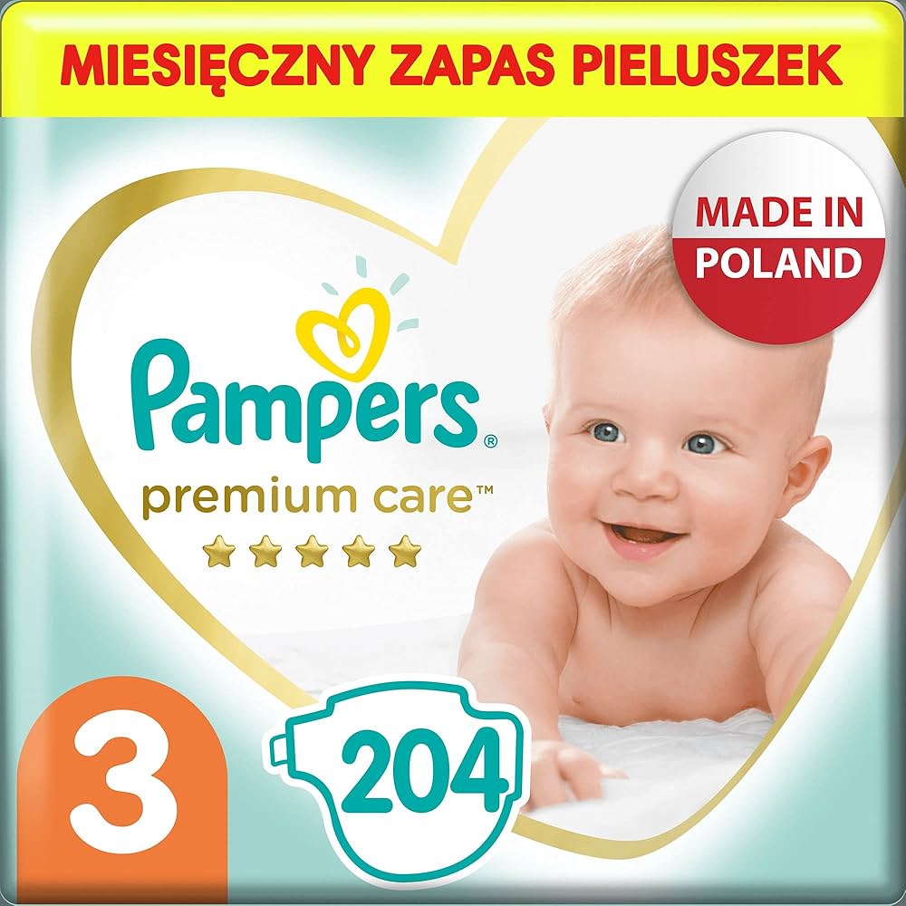 pampers premium care 1 168sztuk