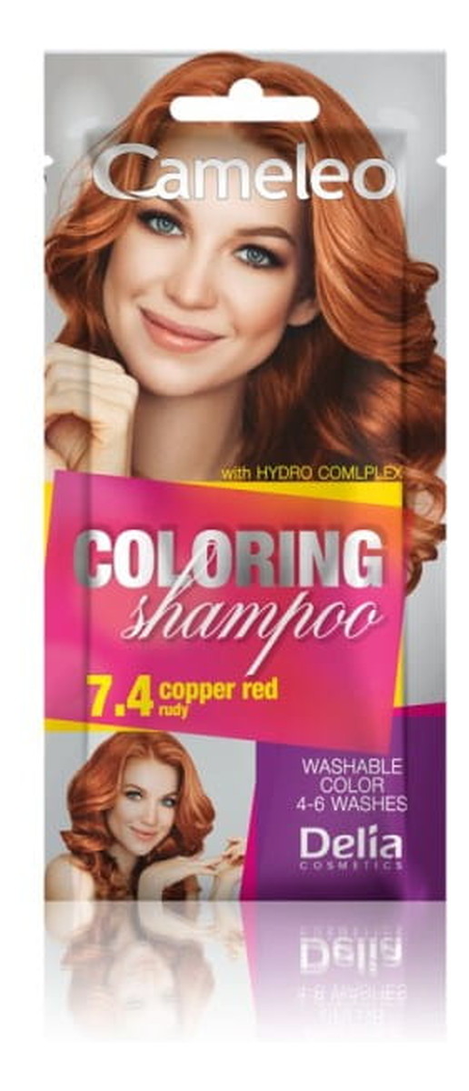 szampon koloryzuj acy do włosów rudych