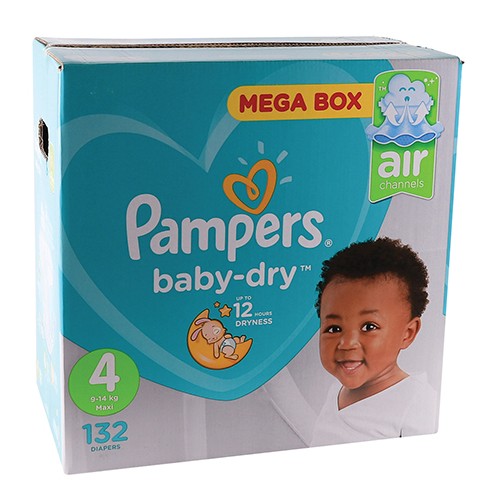 pampers active baby 4 maxi 132