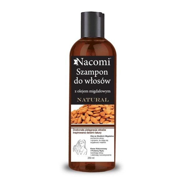 nacomi szampon do włosów z olejem migdałowym