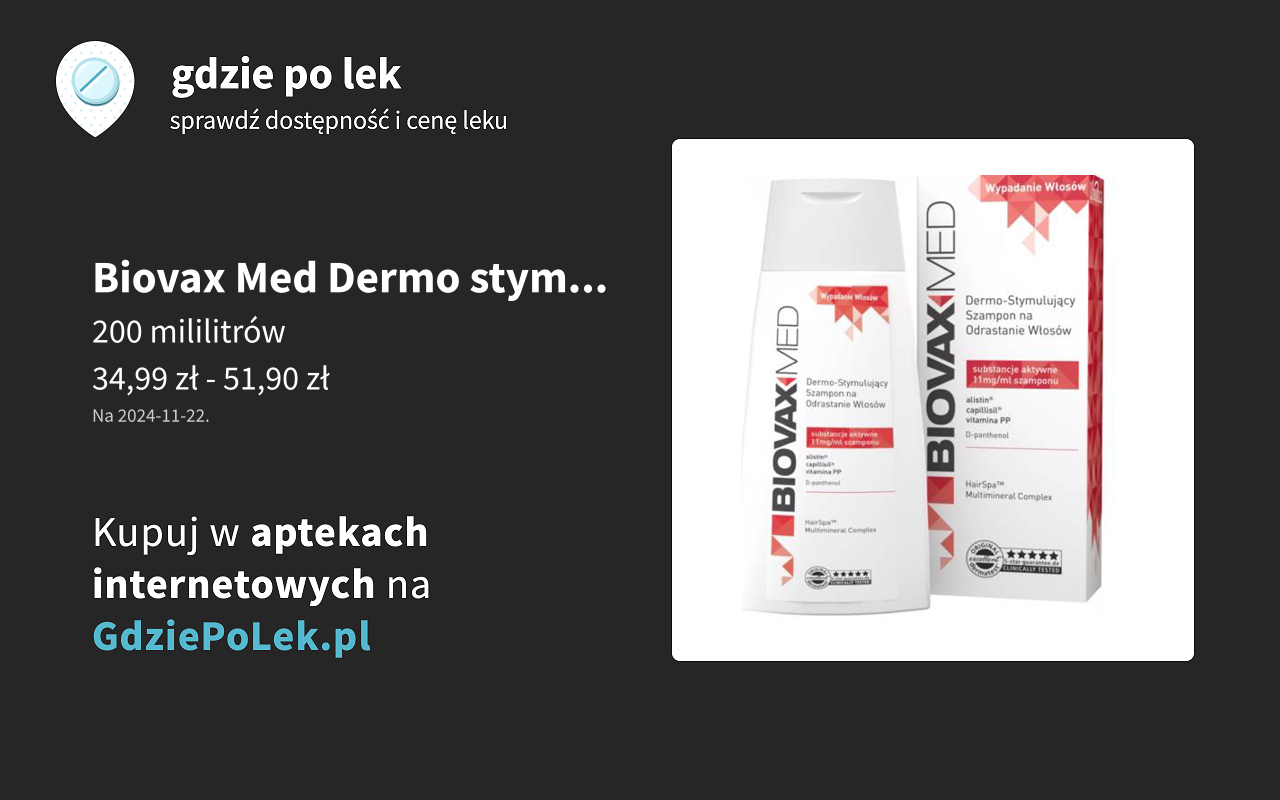 lbiotica biovax med dermo-stymulujący szampon na odrastanie włosów opinie