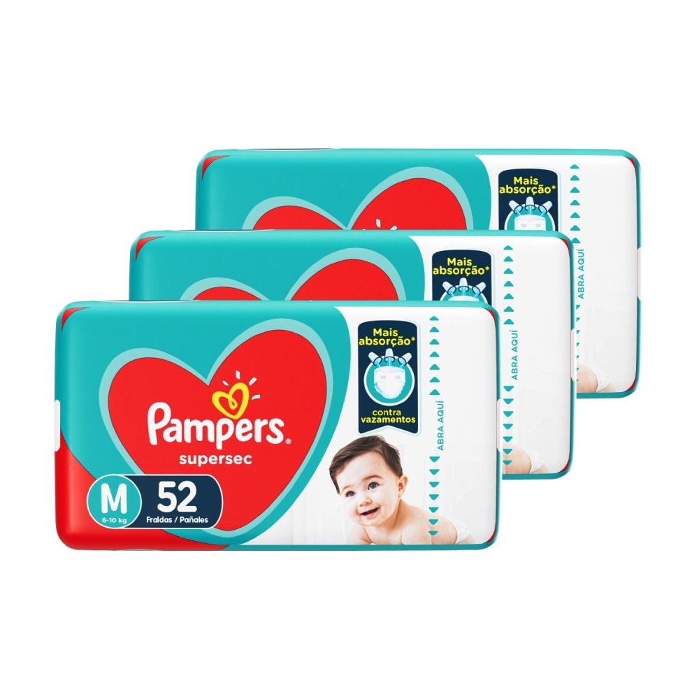 pampers 3 52 szt