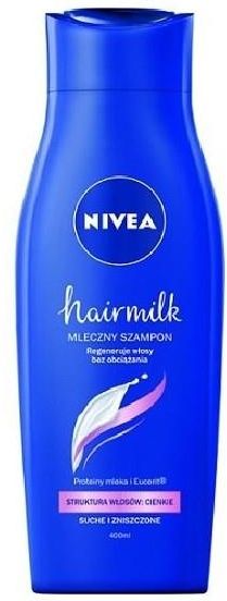 nivea hairmilk mleczny szampon do włosów o cienkiej strukturze opinie