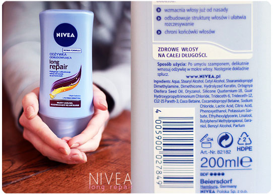 odżywka do włosów nivea blog