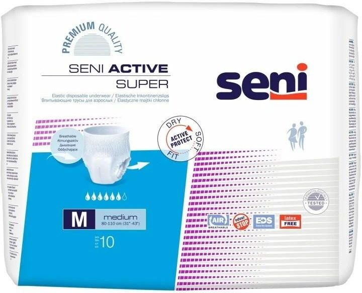 pieluchomajtki seni active super medium