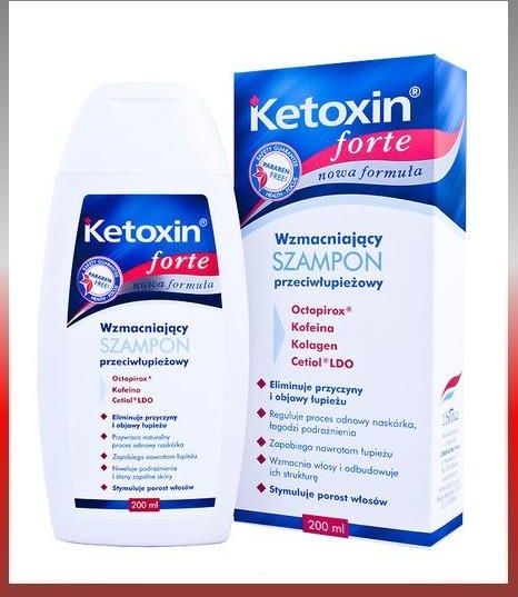 ketoxin forte nowa formuła szampon wzmacniający przeciwłupieżowy 200ml