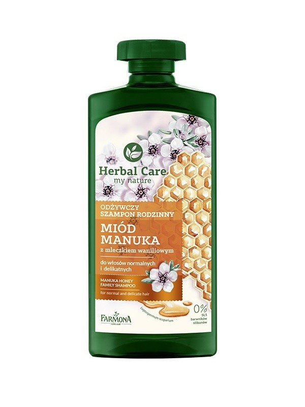 farmona herbal care szampon do włosów miód manuka 500ml