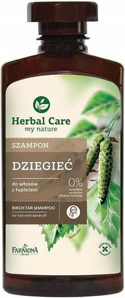 farmona herbal care szampon dziegieć do włosów z łupieżem