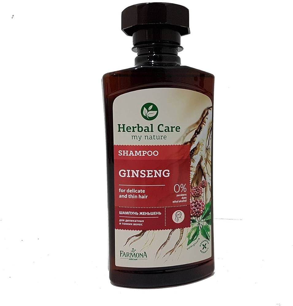 farmona herbal care szampon żeń-szeń do włosów cienkich i delikatnych