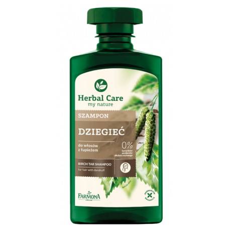 farmona herbal care szampon z dziegciem do włosów