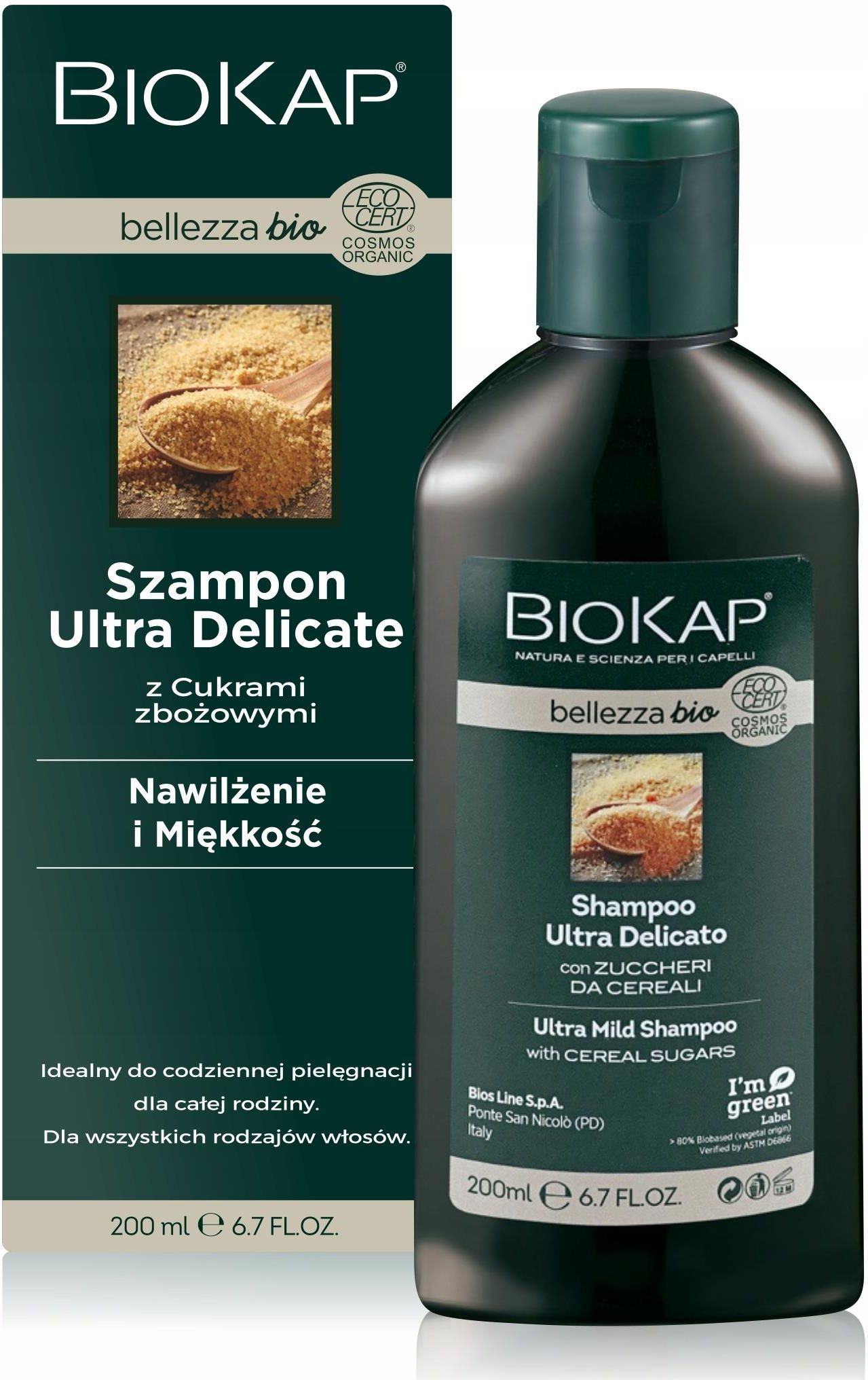 biokap bellezza szampon do włosów tłustych 200 ml opinie