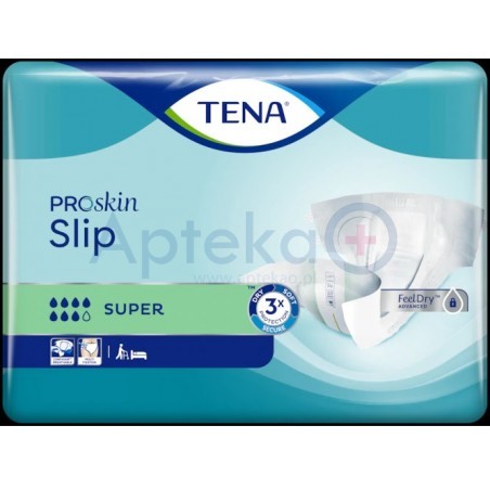 pieluchomajtki tena slip proskin super medium 73-122cm 10 sztuk