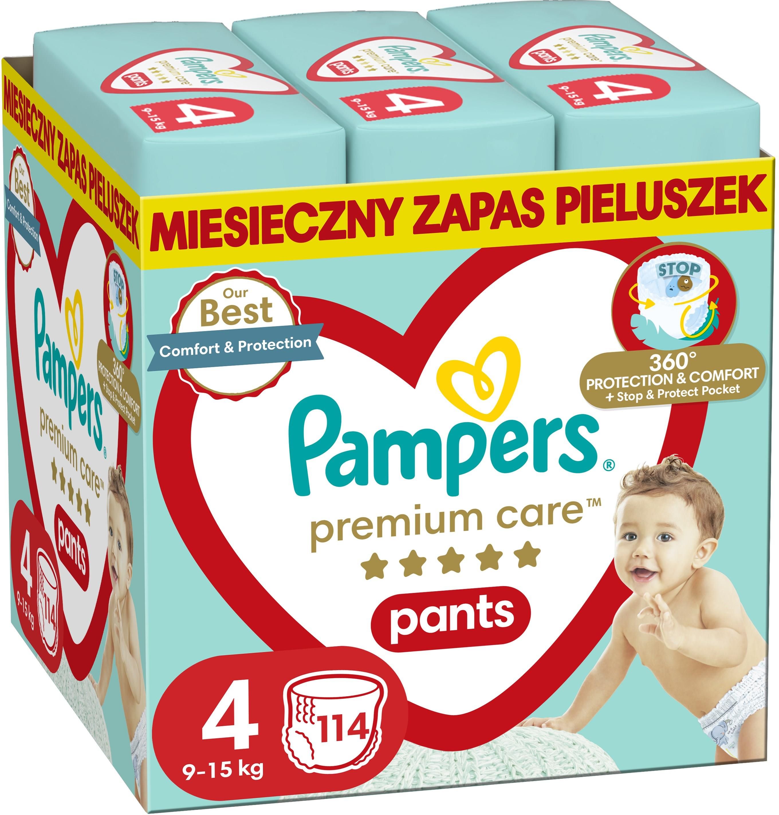 pampers pieluszki zapas 4 maxi aż 174 sztuk hurt