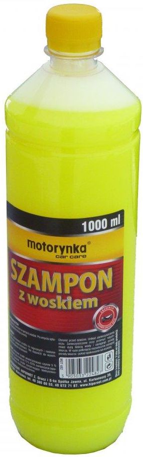 szampon z woskiem motorynka