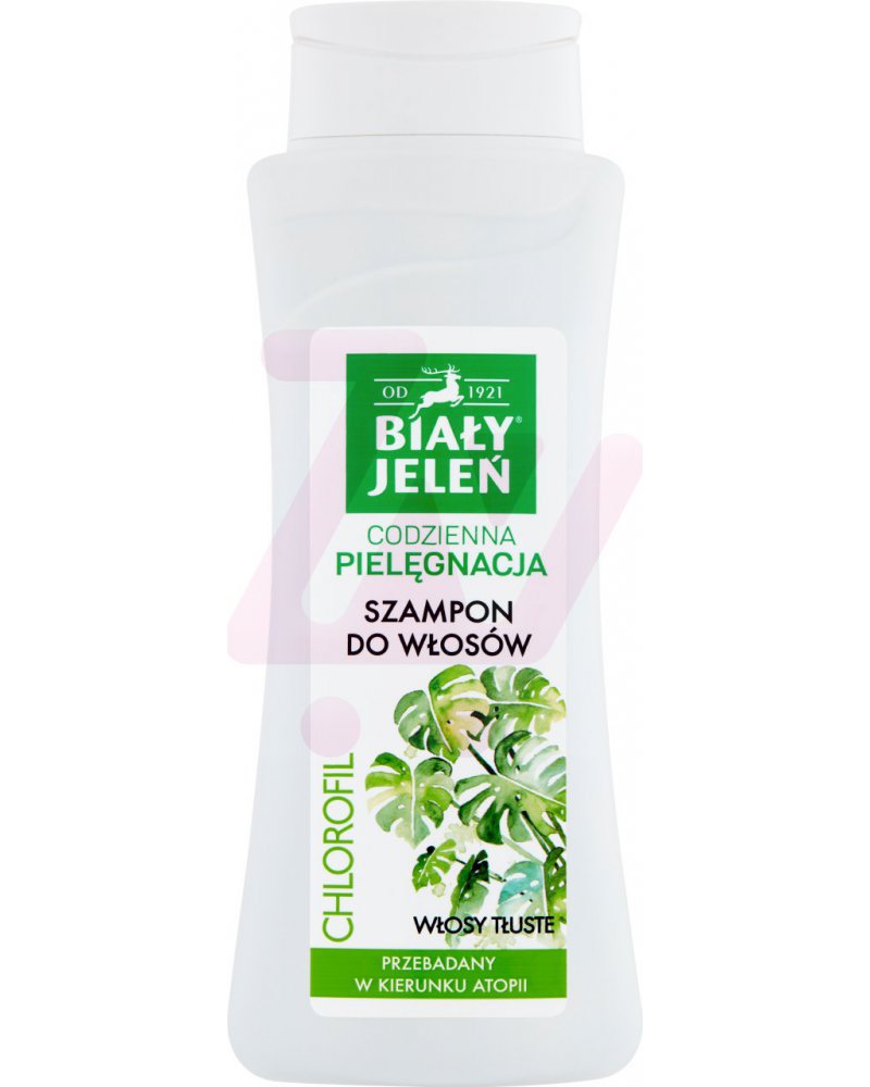 biały jeleń naturalny chlorofil szampon do włosów