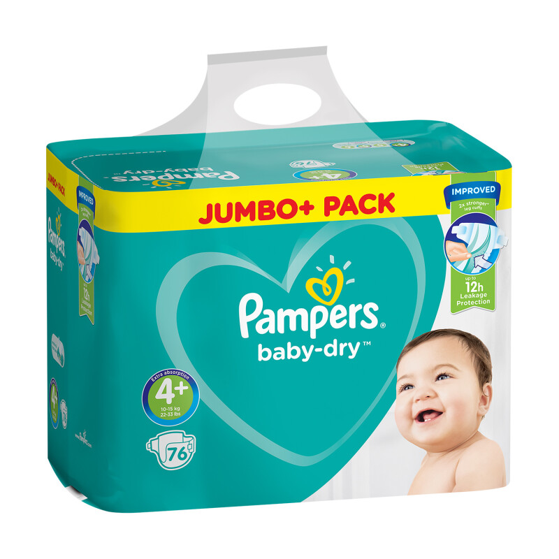 pampers baby dry size 3 jumbo+ pack 100 nappies