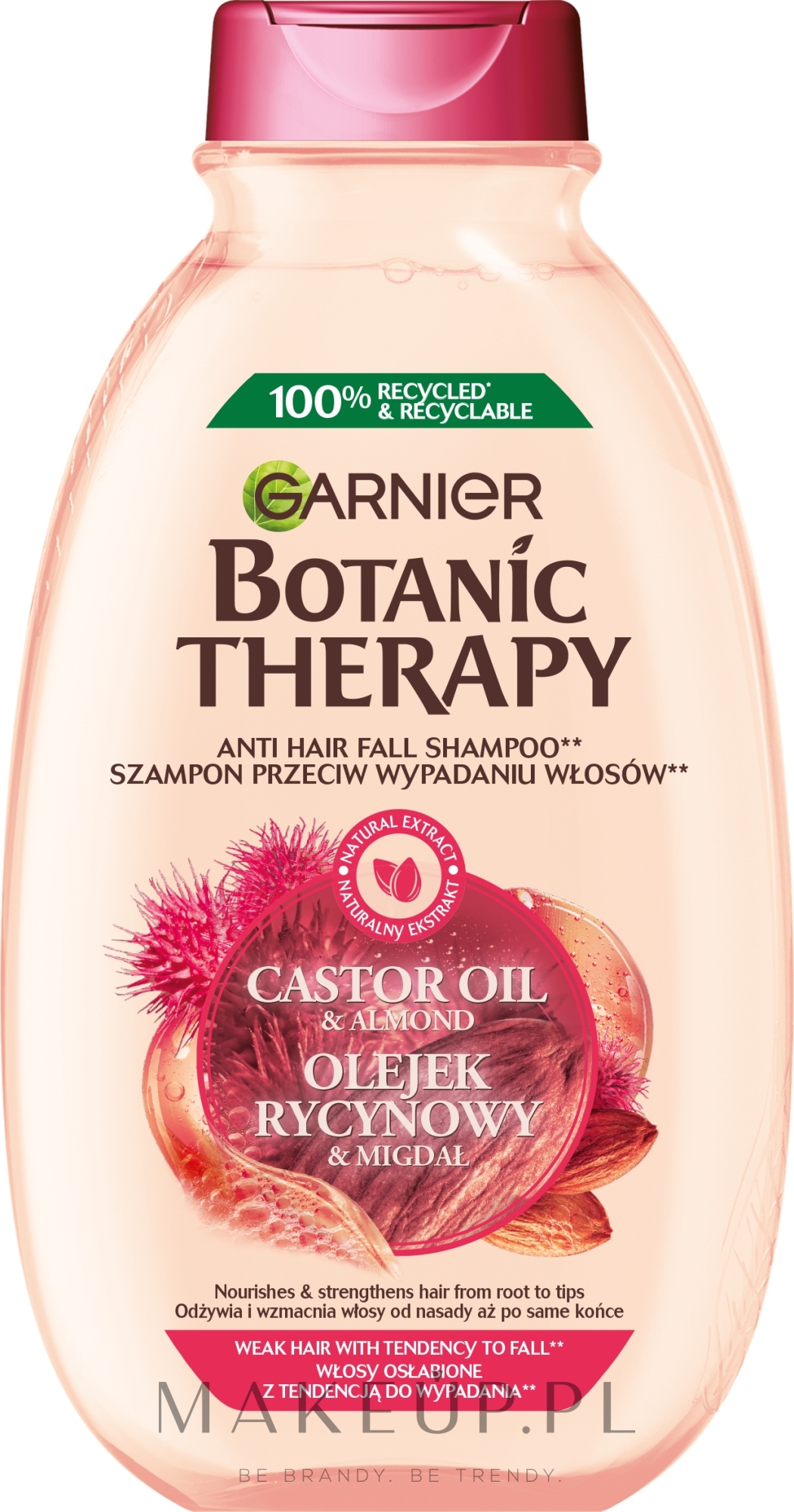 garnier szampon do włosów łamliwych pszczeli