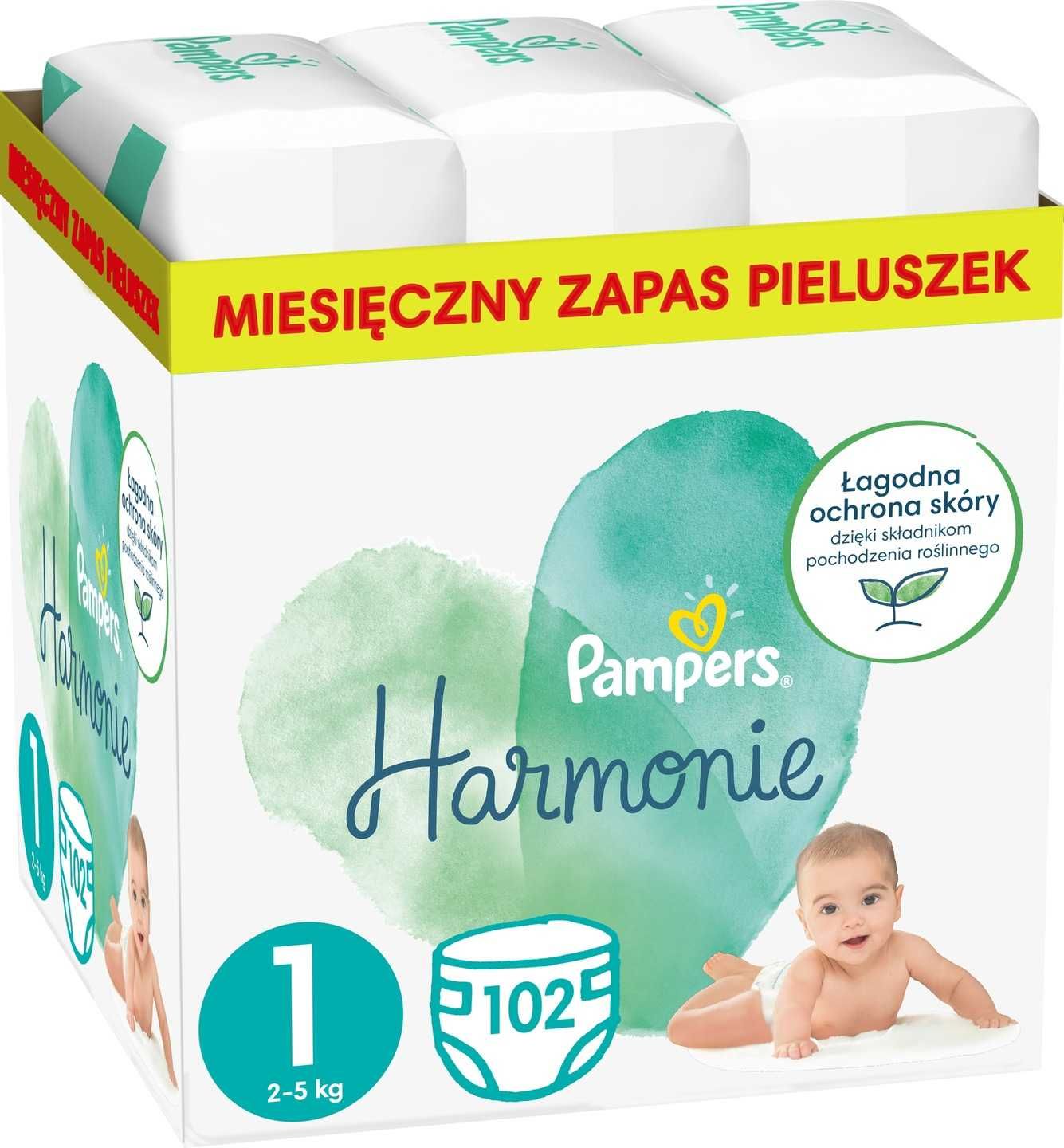 zestaw miesieczny pampers