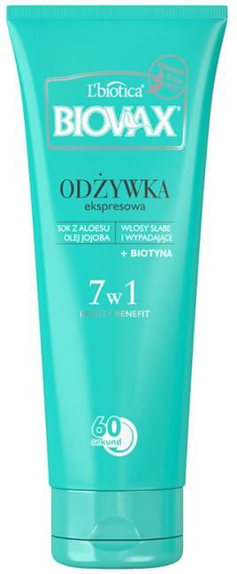 biovax bb odżywka ekspresowa 7w1 do włosów blond 200 ml