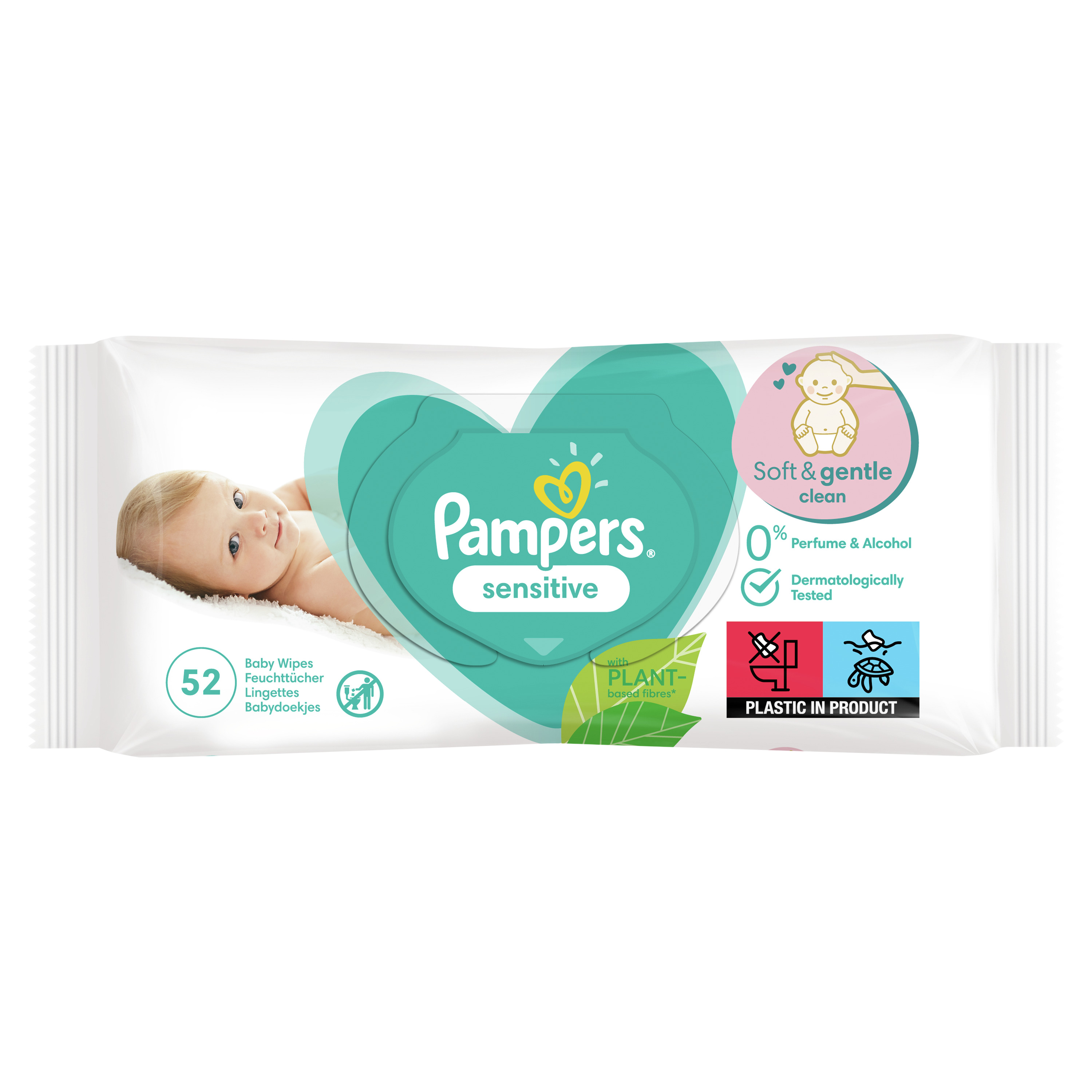 chusteczki nawilżane pampers x64