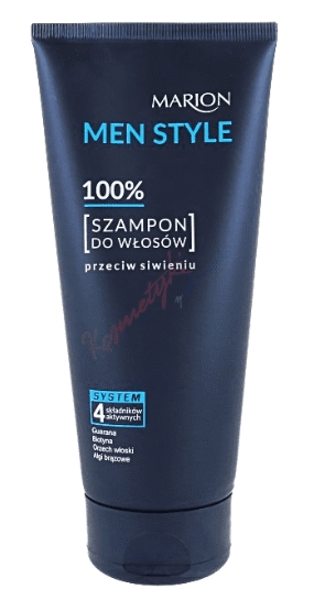 marion men style 100 szampon do włosów przeciw siwieniu 150g