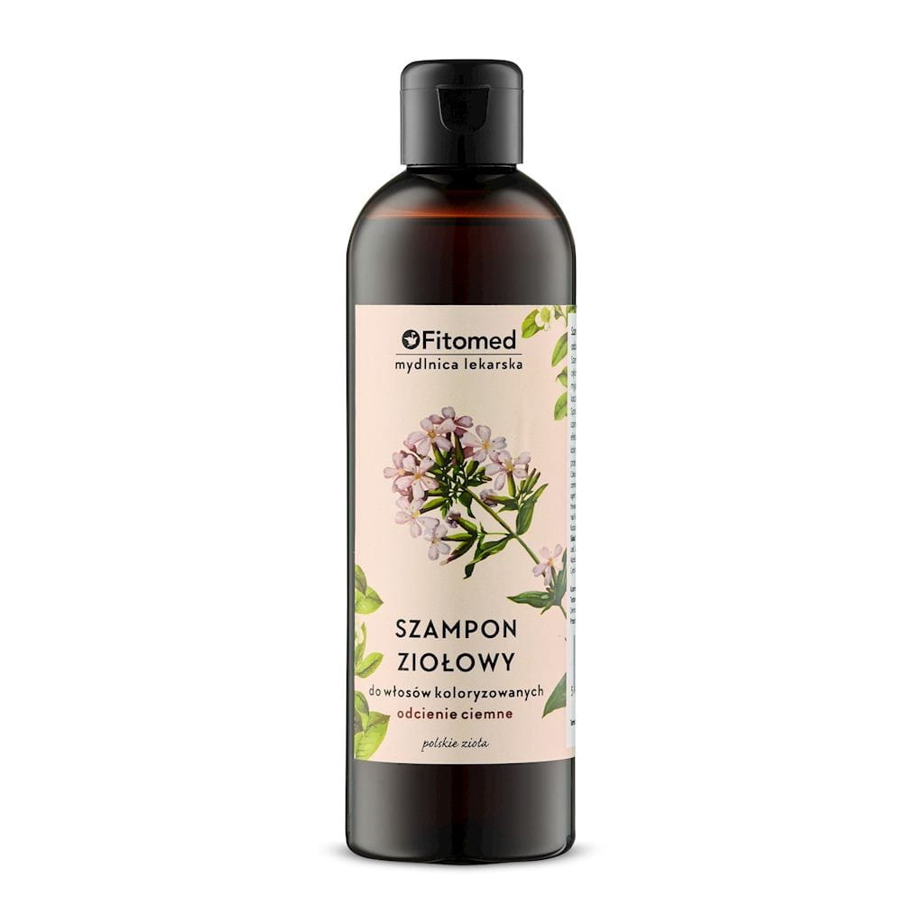 fitomed szampon ziołowy do włosów koloryzowanych ocienie ciemne 250ml