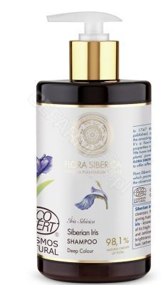 flora siberica naturalny szampon chroniący kolor włosów siberian iris 480ml