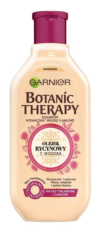 garnier botanic therapy szampon olejek rycynowy i migdał