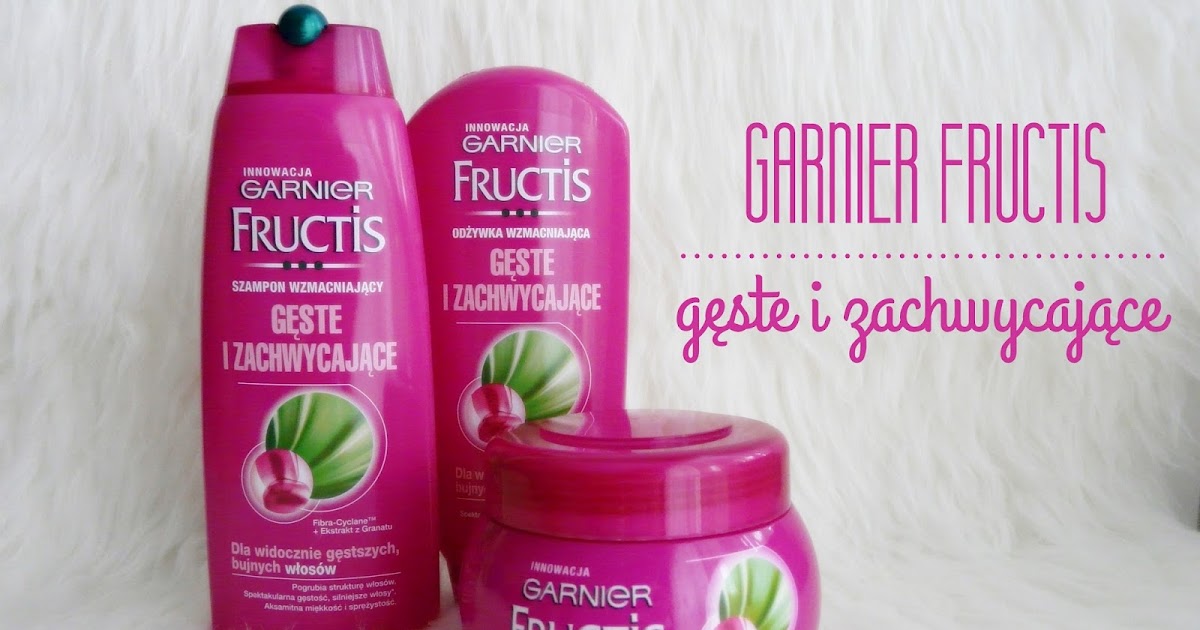 garnier fructis gęste i zachwycające odżywka do włosów