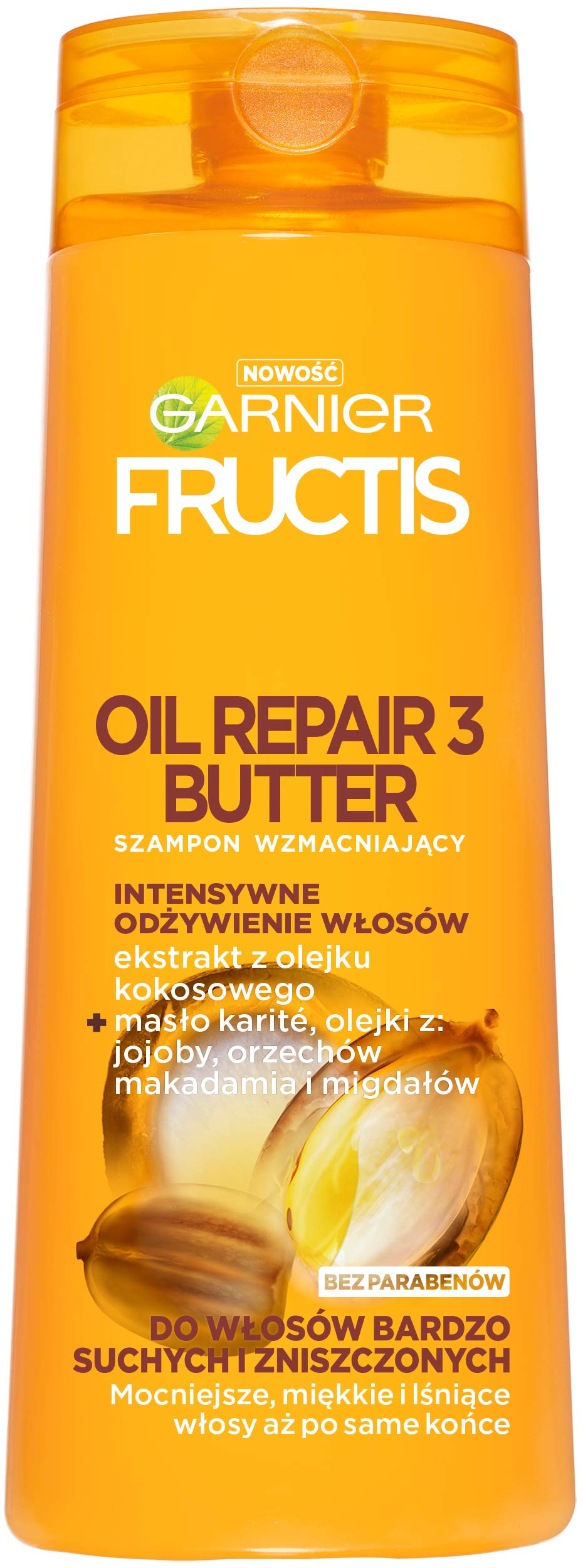 garnier fructis oil repair 3 butter szampon wzmacniający 400ml