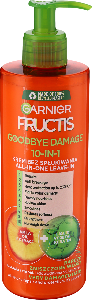 garnier odżywka do włosów bez spłukiwania