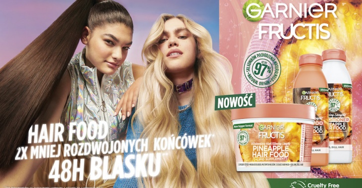 garnier odżywka do włosów reklama