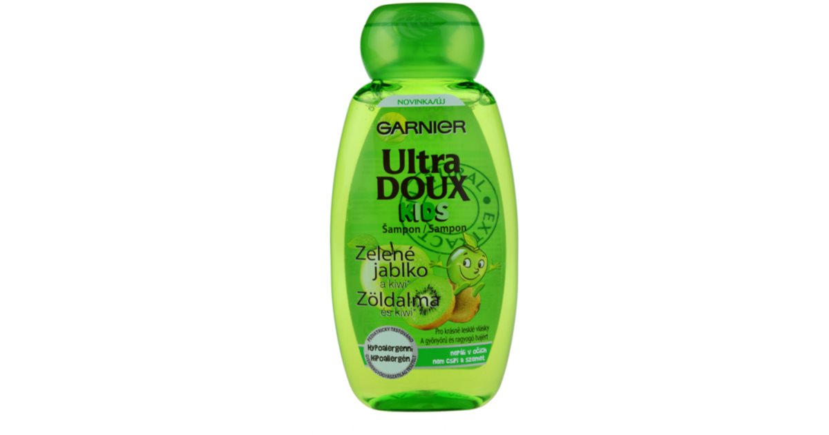 garnier ultra doux szampon dla dzieci.jablko opinie